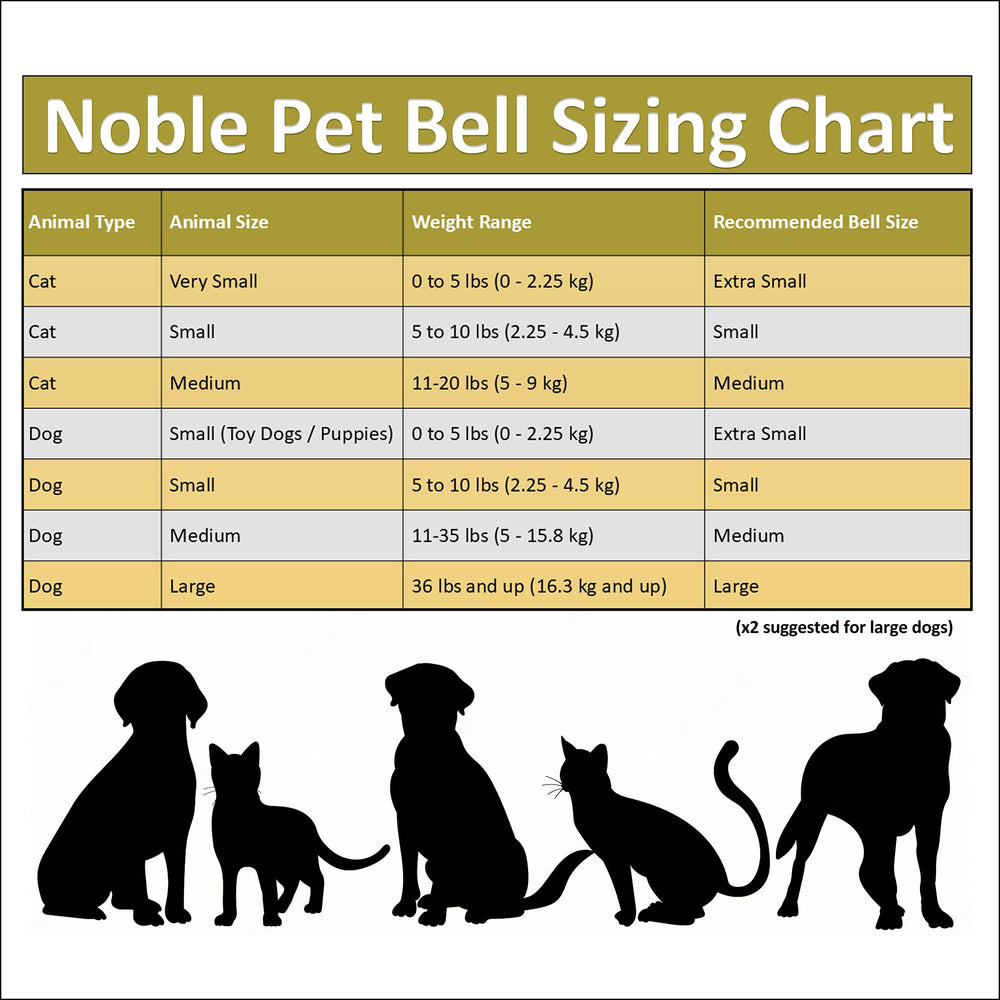 Noble Bells included-key-ring enables easy storage and quick swaps