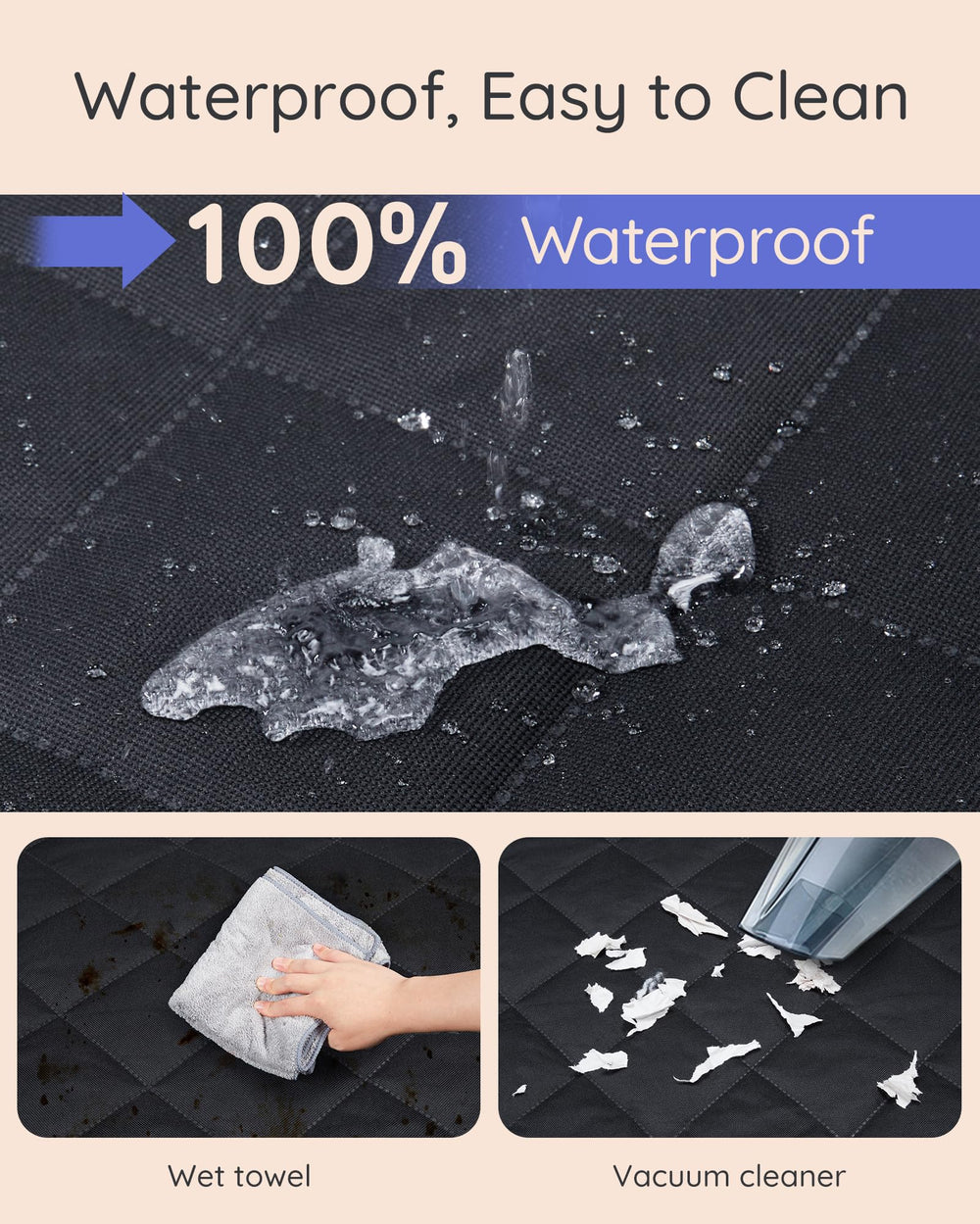 NOBLE DUCK SUV Cargo Liner anti-slip design prevents shifting during trips