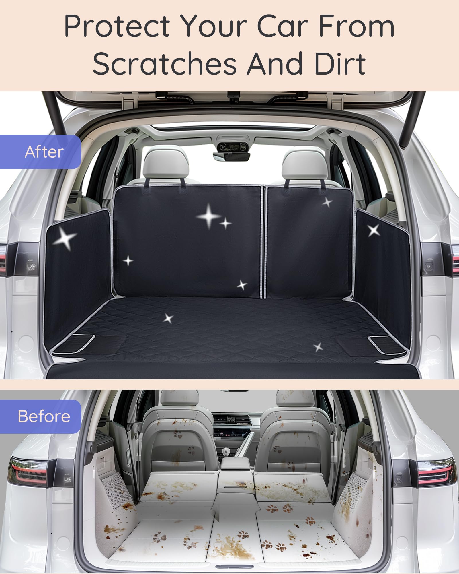 NOBLE DUCK SUV Cargo Liner quick-install and fold for simple storage after rides
