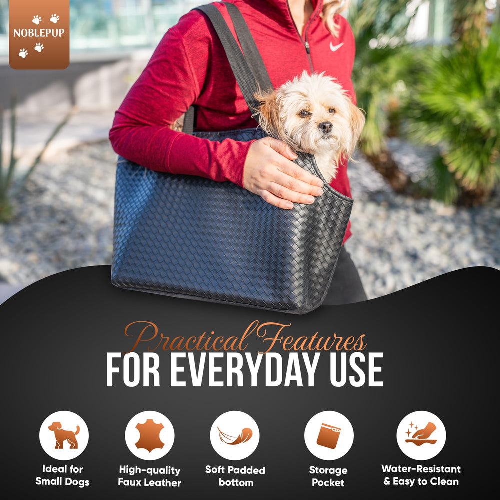 NoblePup removable cushion offers soft support during travel.