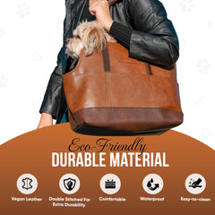 NoblePup two over-the-shoulder straps ease hands-free carrying for daily use.