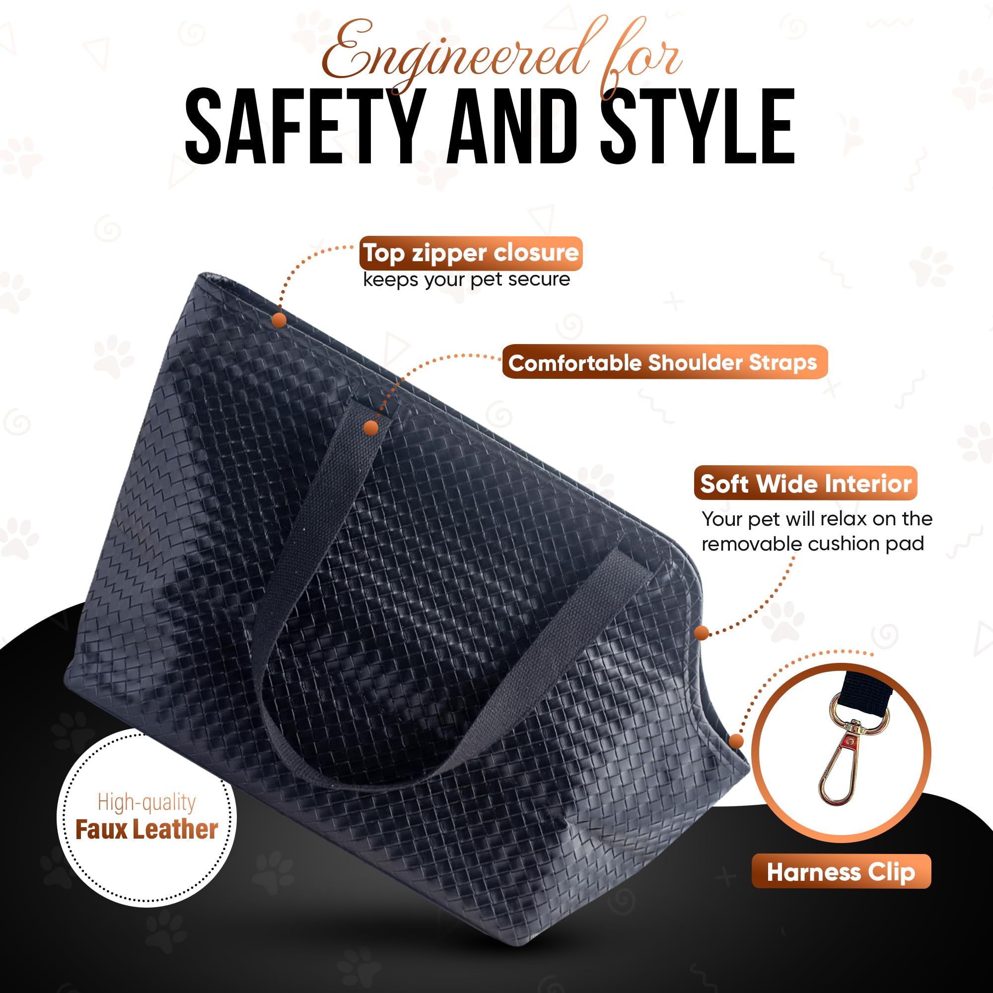 NoblePup small-dog carrier fits 5-15 lb companions with ample space.