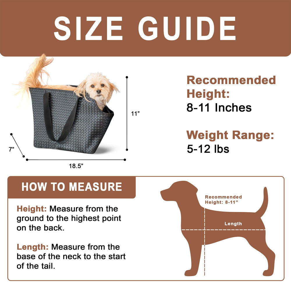 NoblePup water-resistant dog purse keeps belongings dry during walks.