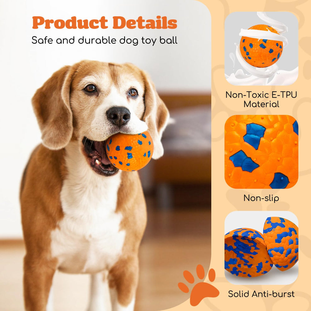 Nobleza dog balls 6-pack packaging highlights value and convenience.
