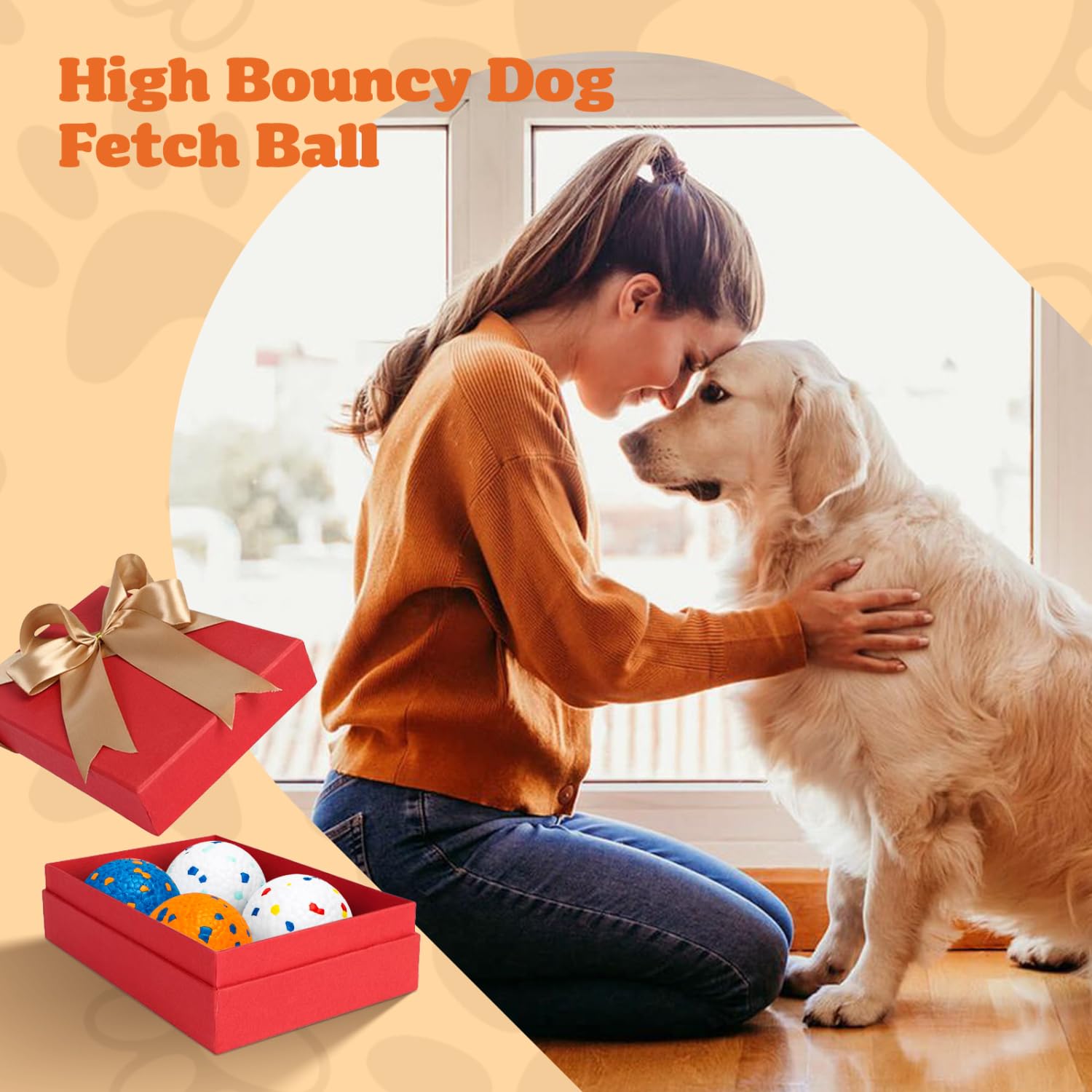 Nobleza dog balls E-TPU material cross-section highlights soft yet durable build.