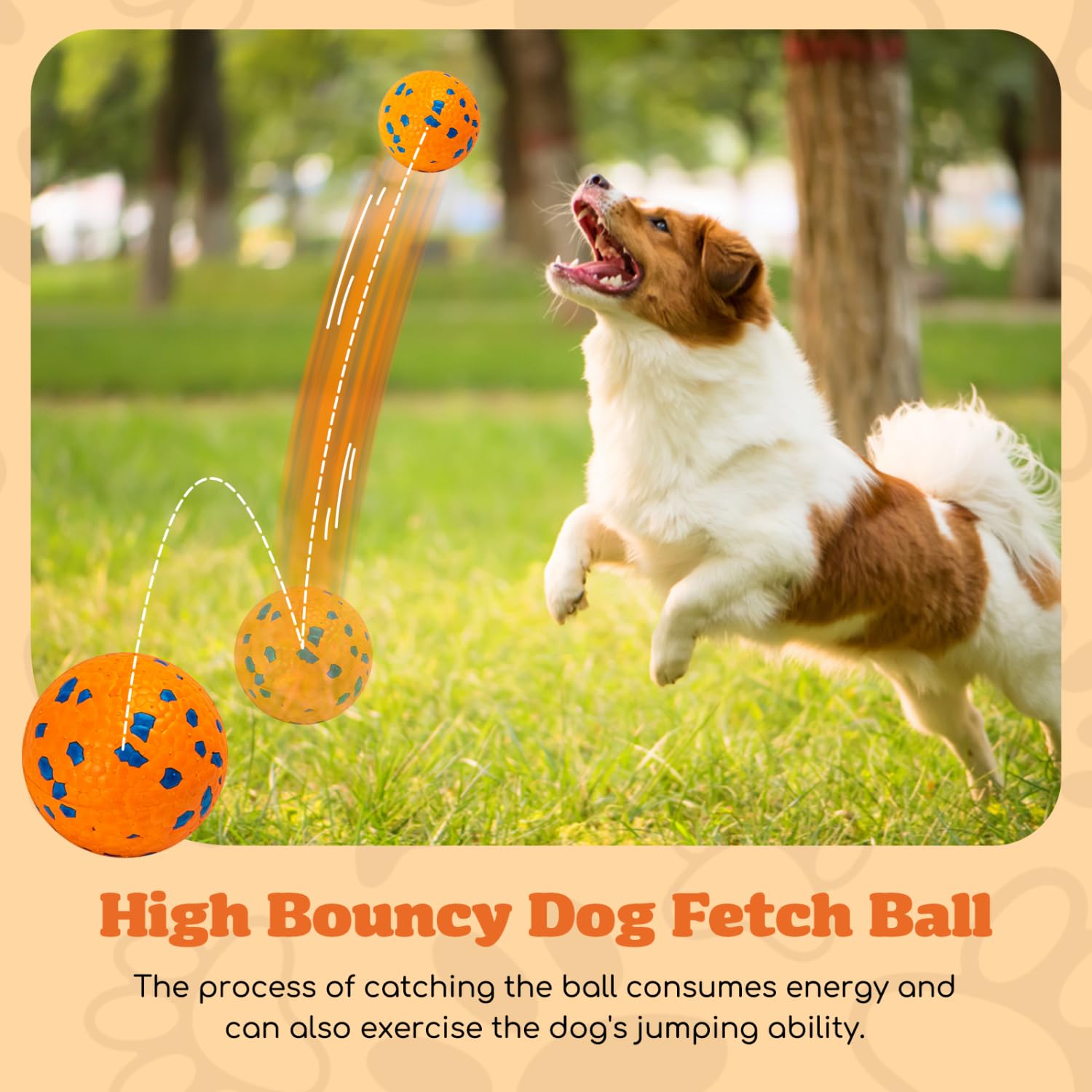 Nobleza dog balls yellow and blue popcorn colors boost visual stimulation during play.