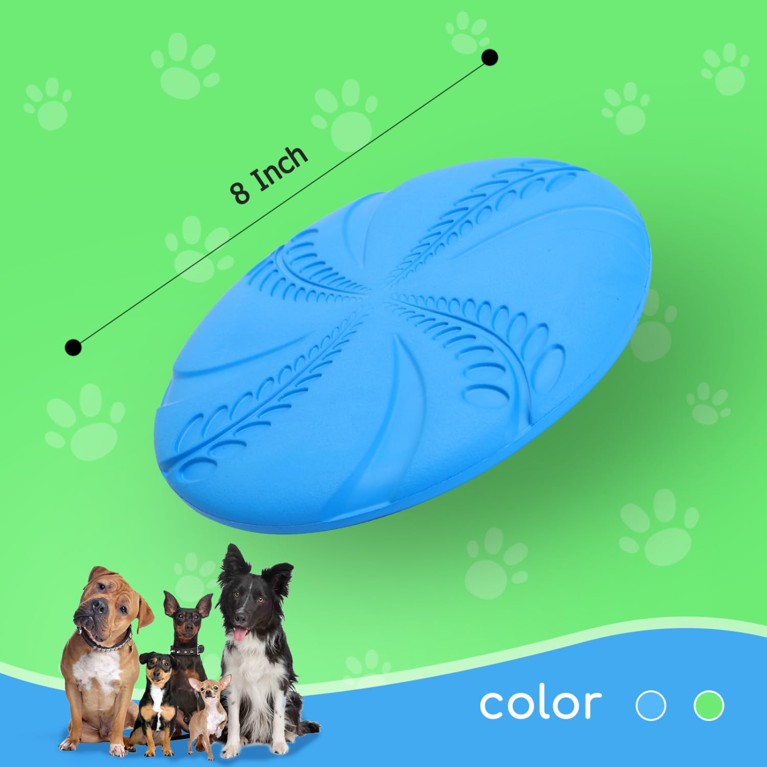 Nobleza bright high-visibility colors aid quick spotting during outdoor fetch sessions