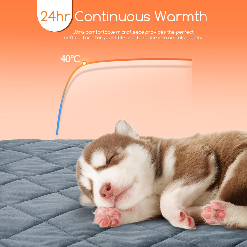 Nobleza machine-washable dog kennel pad cleans easily and maintains shape