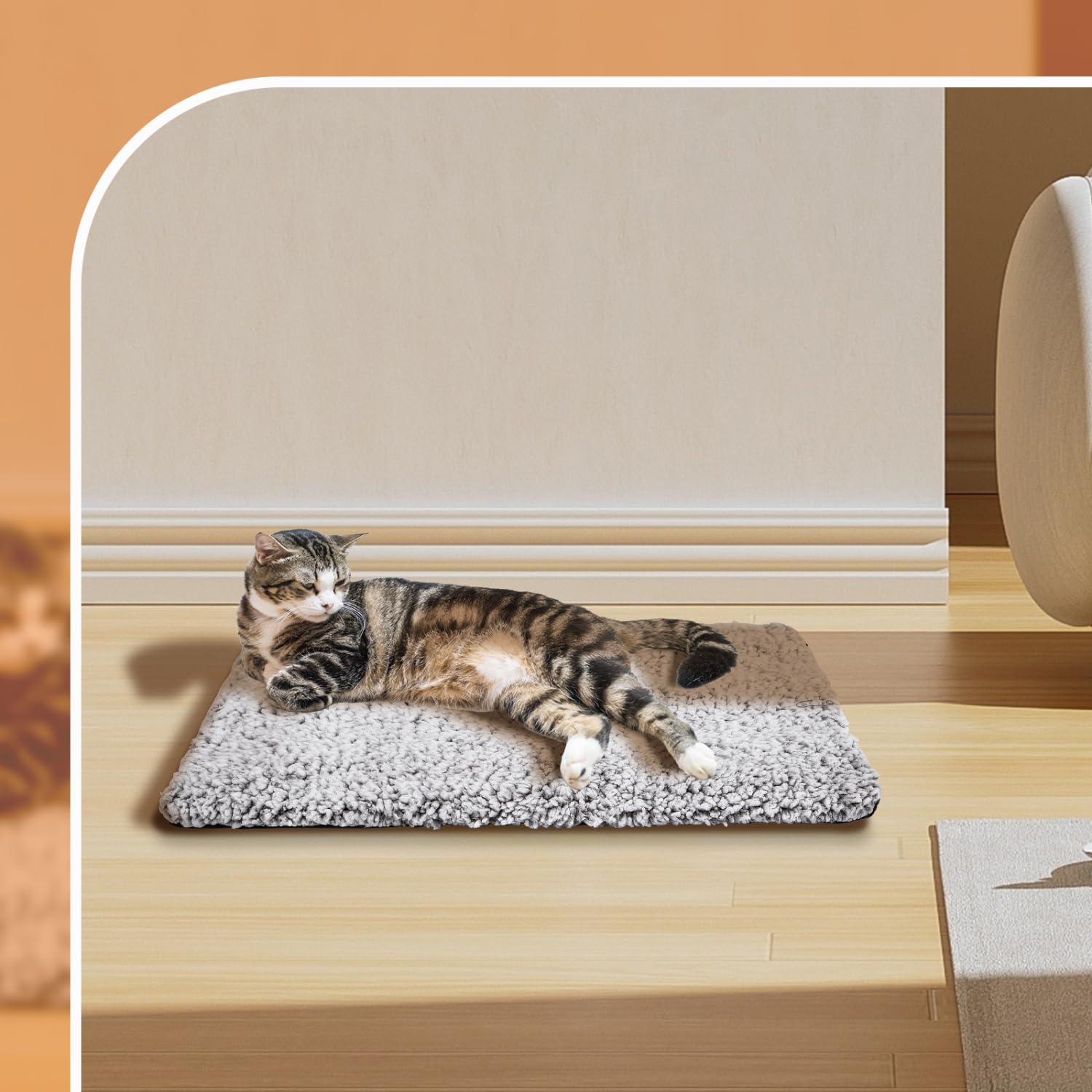 Nobleza self-warming bed foldable for travel and outdoor adventures with pets