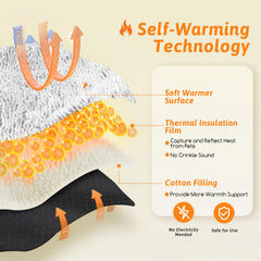 Nobleza Self-Warming Cat Bed removable-cover highlights easy washing.
