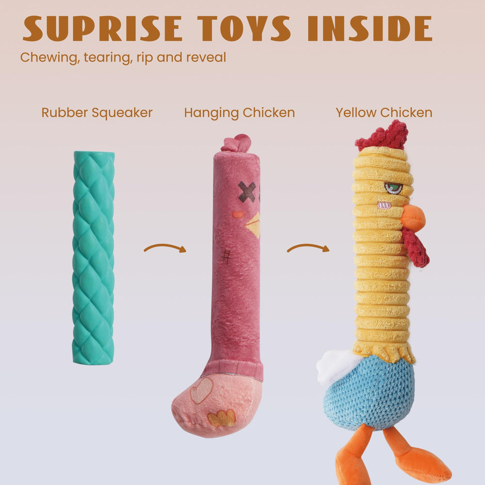 Nocciola 3in1 squeaker-core image highlights responsive squeak to spark interactive fun.