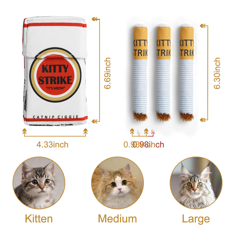Nocciola kitten-teething catnip toy—safe, soothing relief.