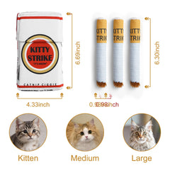Nocciola kitten-teething catnip toy—safe, soothing relief.