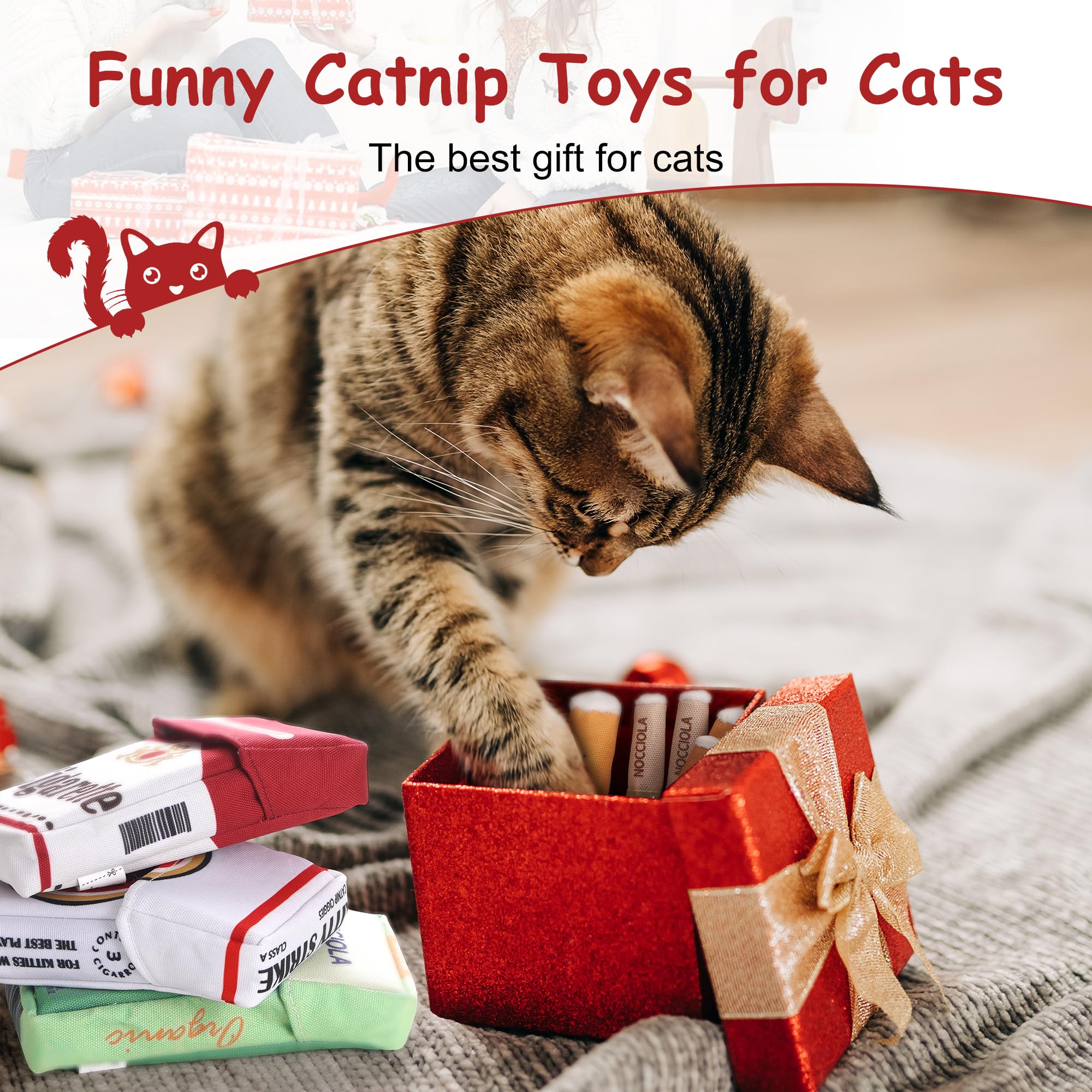 Nocciola rotate-play catnip toy—ongoing cat engagement.