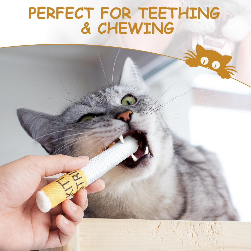 Nocciola soft plush catnip toy—for stress-relief play.