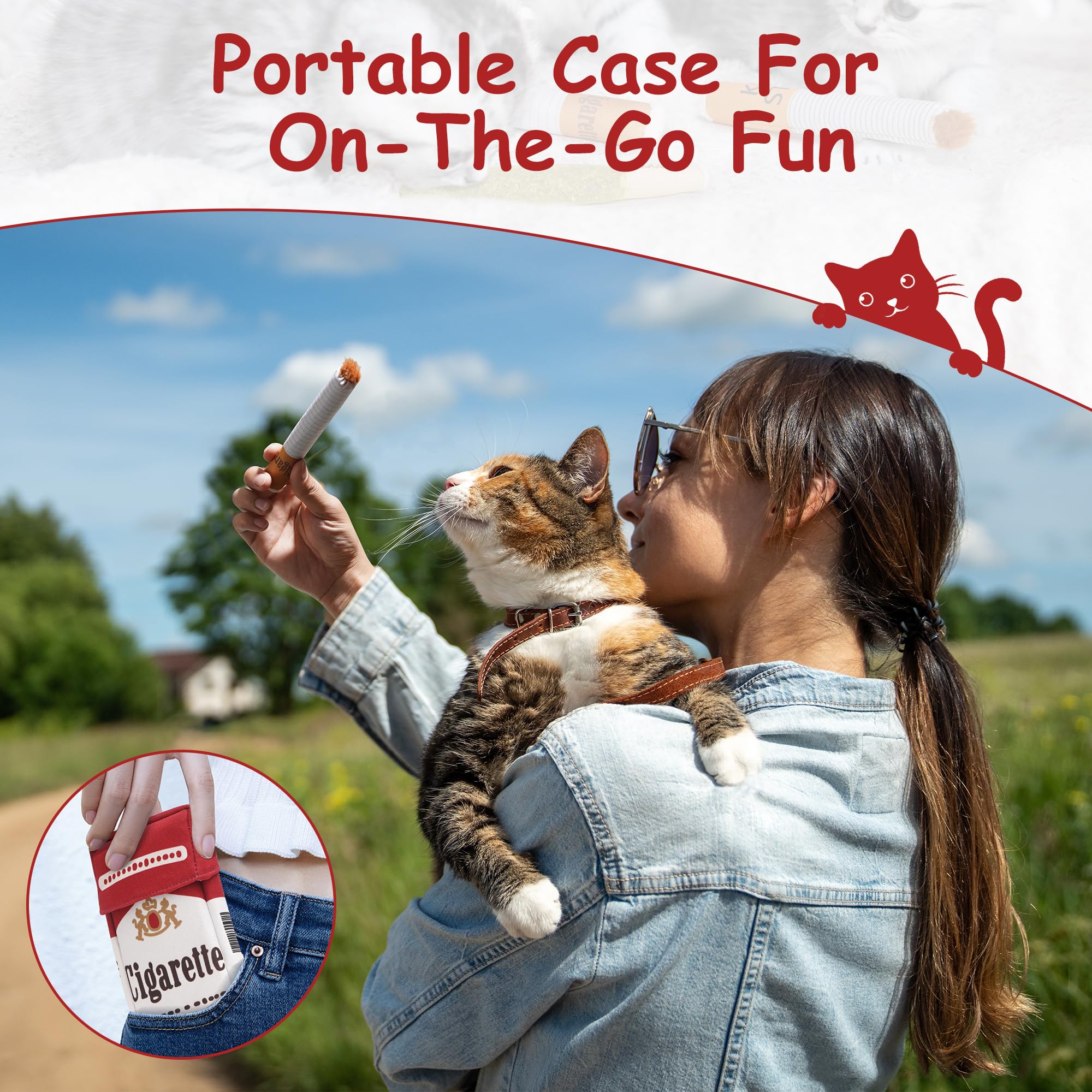 Nocciola catnip toys multi-pet rotation demonstrates shared play potential