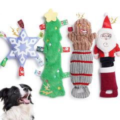 Nocciola Santa Claus dog toy promotes interactive play and festive bonding.
