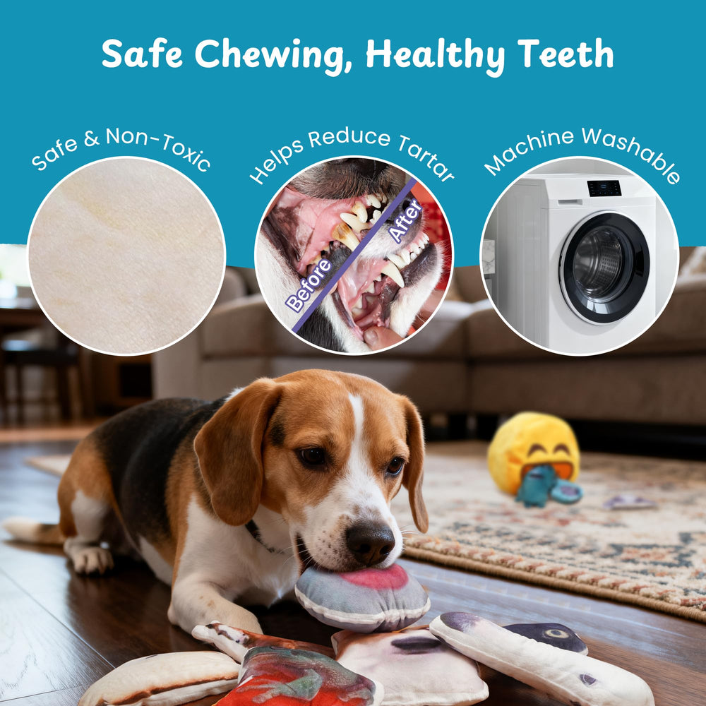 Nocciola dental-friendly dog toy designed to support chewing and gum massage.