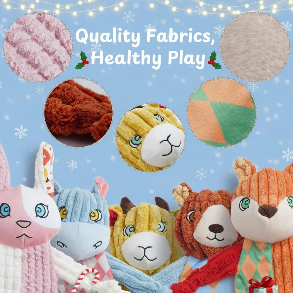 Nocciola durable fabrics provide long-lasting play and safe chewing experiences.