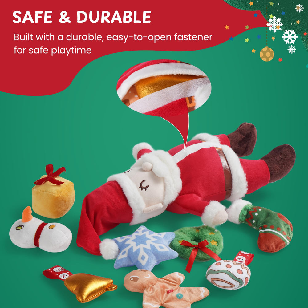 Nocciola plush durability and secure Velcro ensure long-lasting entertainment during holiday seasons.