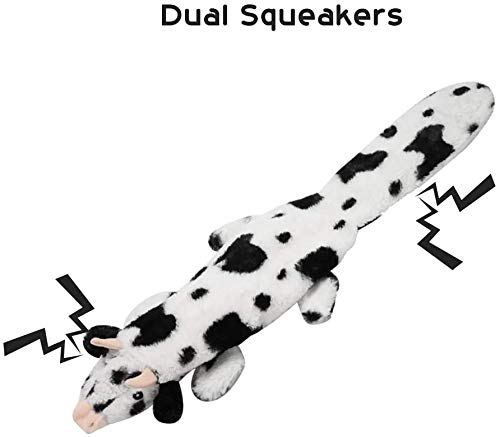 Nocciola durable simulation fur dog toy highlighting safe materials and durability.