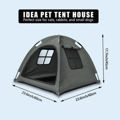 Nockovi Open Design Pet Tent indoor-outdoor use supports versatile travel and home setup.