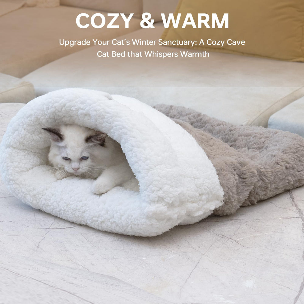 NODARKO cat sleeping bag rounded edges—pet-safe design with no sharp parts.