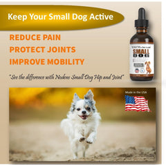 NODENS dog joint supplement serving with tasty meat flavor enhances daily feeding