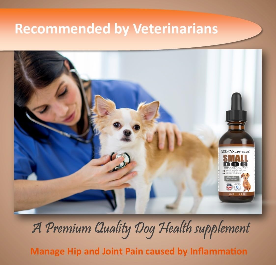 NODENS measured dropper demonstrates easy dosing for small dogs
