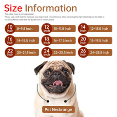 NOERGDRLY dog collar buckle and safety clasp ensures secure fit during playtime and walks.