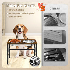 NomNest non-slip feet keep the stand stable during meals.
