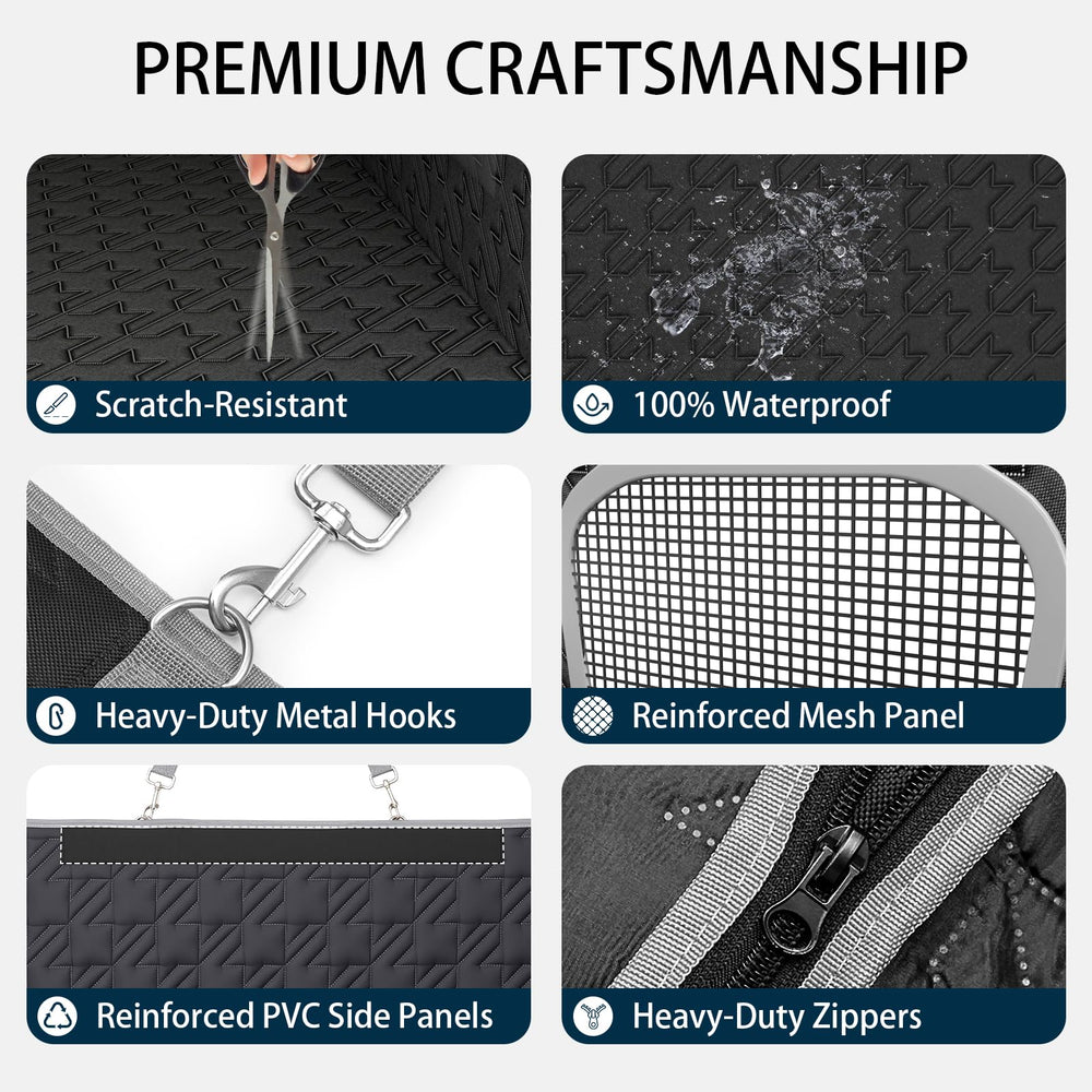 NOMTOS 8-layer construction offers waterproof, soft, durable protection for seats.