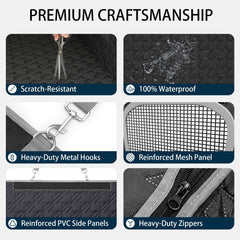 NOMTOS 8-layer construction offers waterproof, soft, durable protection for seats.