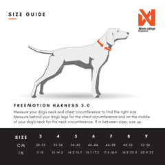 Non-stop dogwear Freemotion Harness side profile demonstrates balanced pull distribution