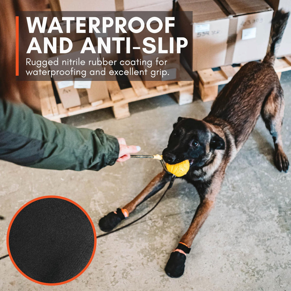 Non-stop dogwear Protector Booties pack-4 for outdoor adventures.