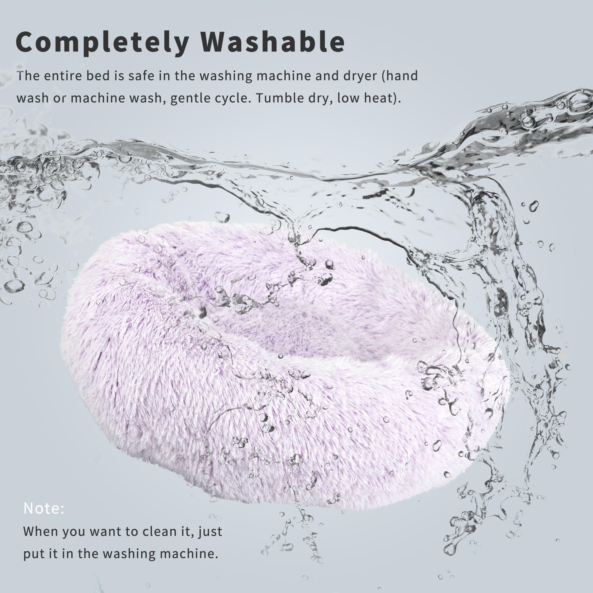 Nononfish dog bed washer-friendly design supports easy cleaning for busy homes.
