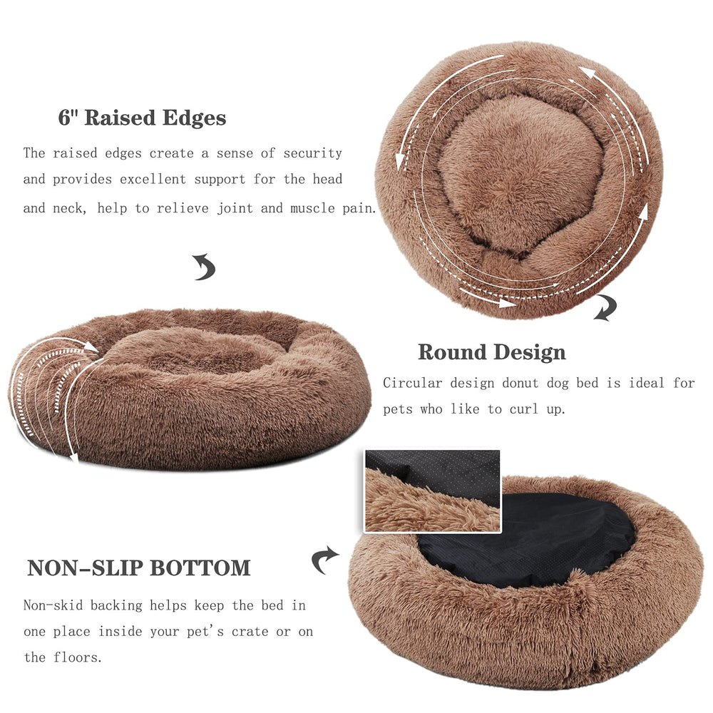 Nononfish washable dog bed with durable outer material for easy care.