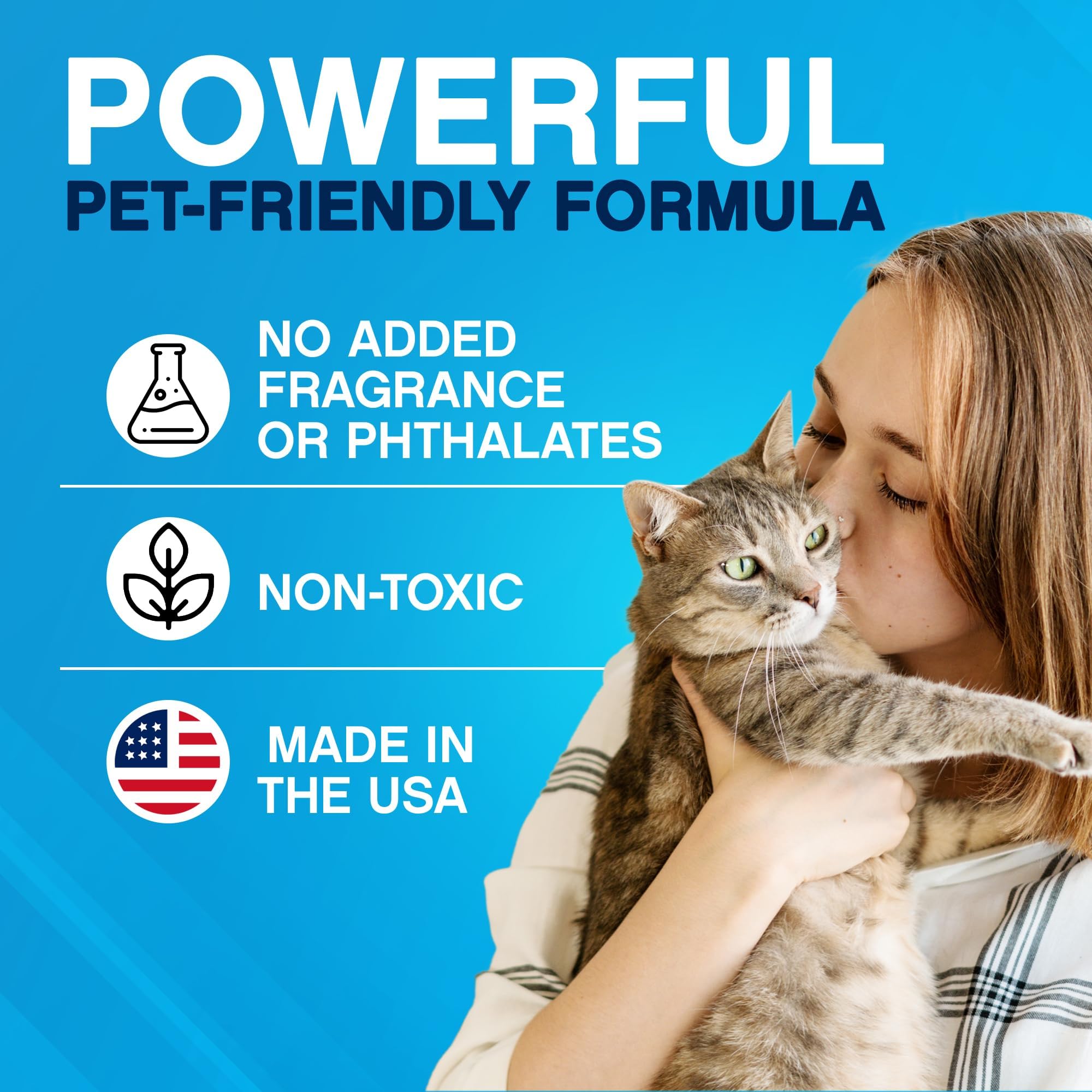 NonScents cat-safe formula image emphasizes safe, additive-free odor control