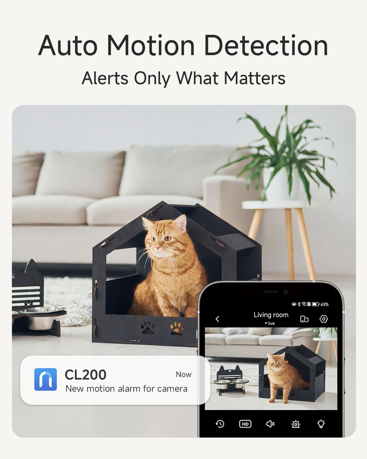 Noorio CL200 auto-tracking to follow activity automatically