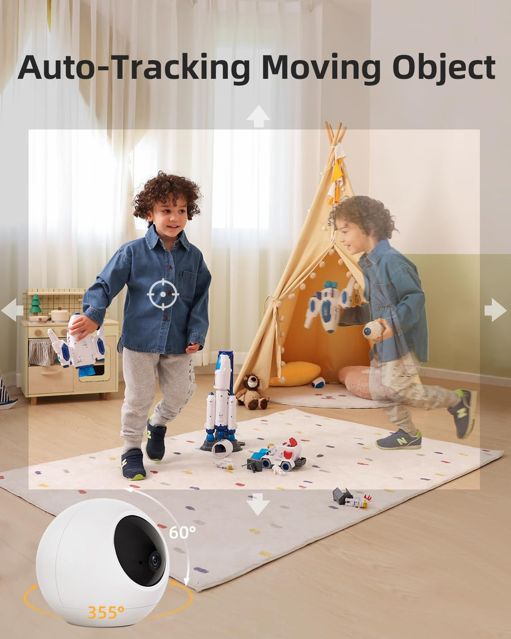 Noorio T110 AI-pet-detection identifies pets and sends alerts to your phone.