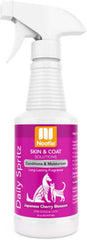 Nootie Daily Spritz bottle front shows Japanese Cherry Blossom scent for refreshed coats.