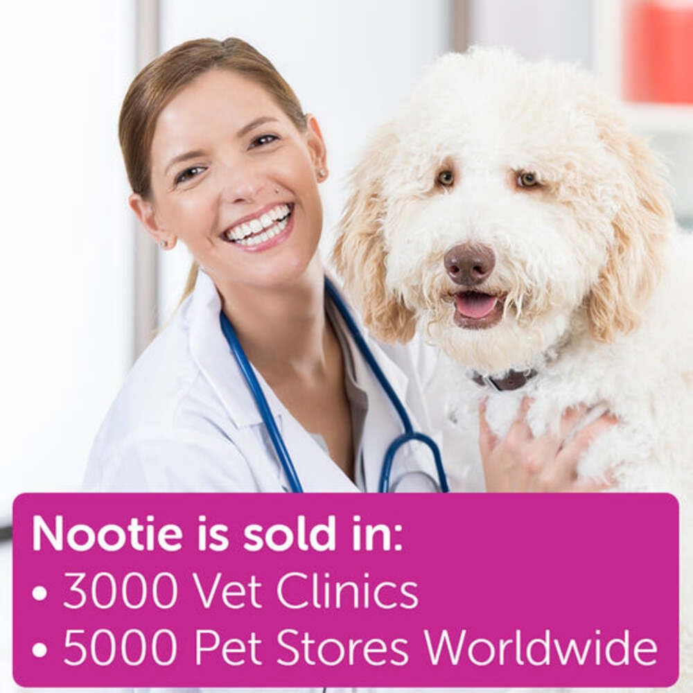 Nootie Daily Spritz packaging emphasizes safe, paraben-free formula for cats and dogs.