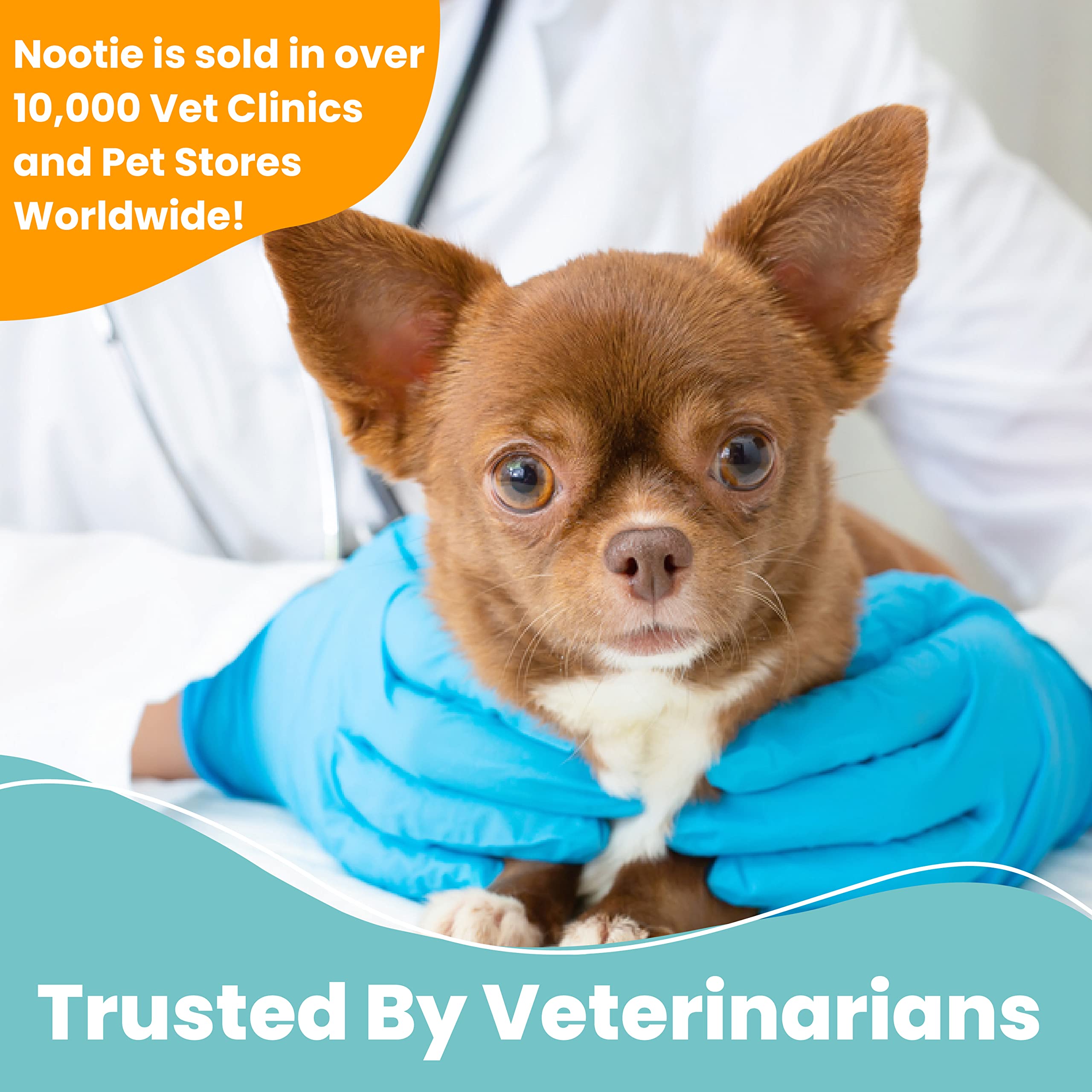 Nootie medicated wipes help keep pets clean between washes