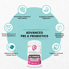 Nootie Progility soft chews closeup ingredients highlight pumpkin for digestion support