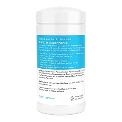 Nootie Waterless Shampoo Wipes foam lather cleans dirt without water