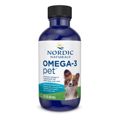 Nordic Naturals Omega-3 Pet en botella sin sabor, ideal para añadir a la comida de mascotas