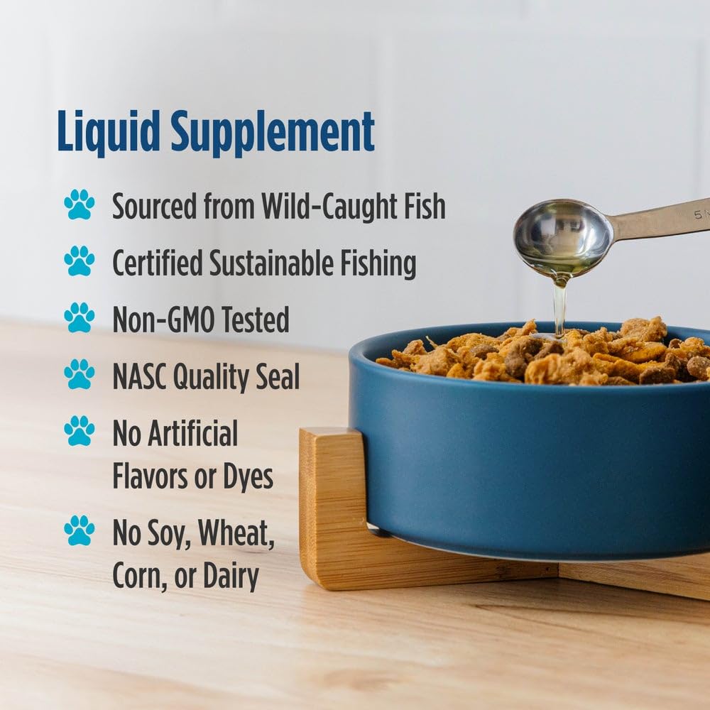 Nordic Naturals Omega-3 Pet heart-icon graphic hints at potential cardiovascular support for pets.