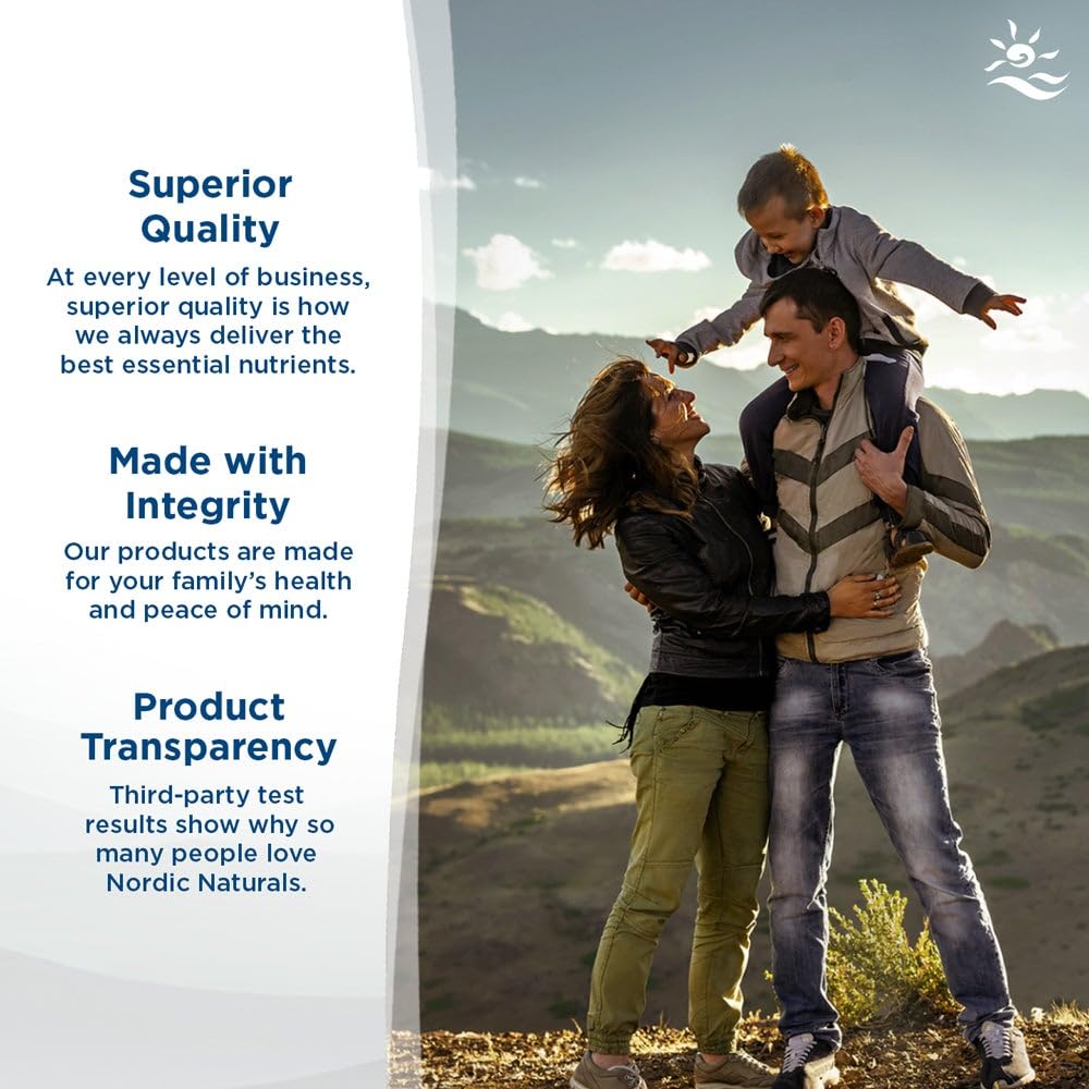 Nordic Naturals Omega-3 Pet sustainable and non-GMO labeling close-up.