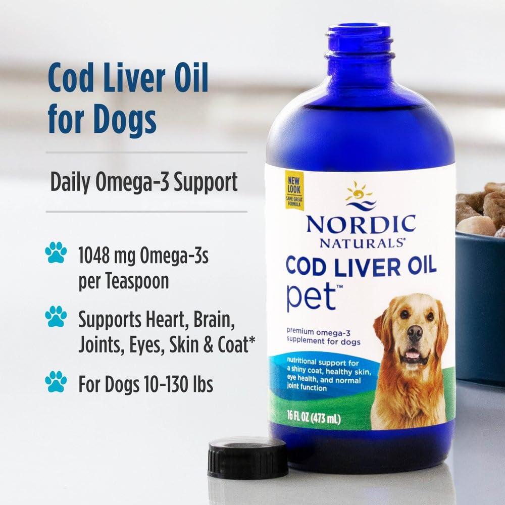 Nordic Naturals Pet Cod Liver Oil omega-3 purity for canine wellness benefits