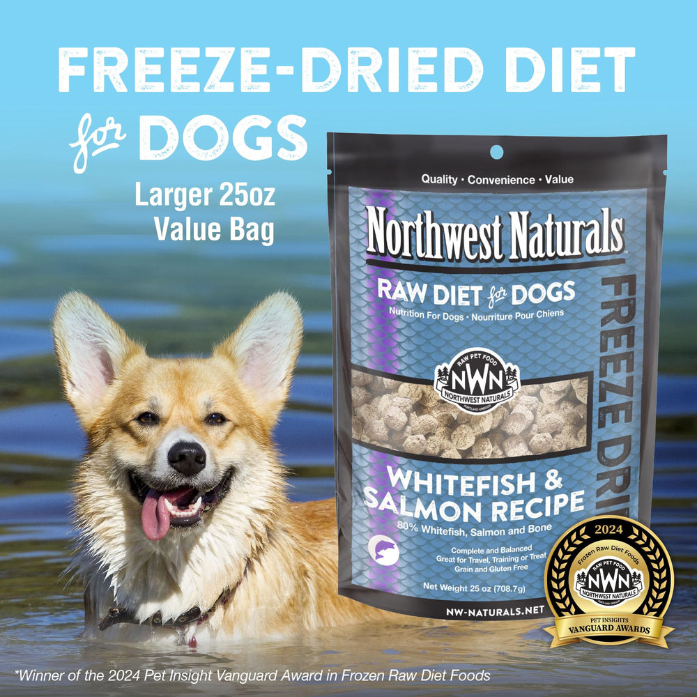 Northwest Naturals dog food bowl showcasing human-grade ingredients for premium meals